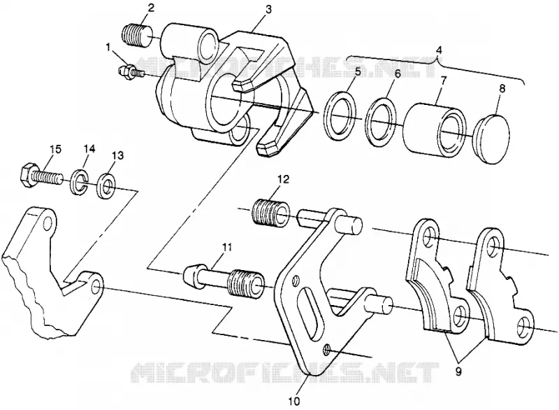 FRONT BRAKE XPLORER 400L W97CC38C (4939753975B007)