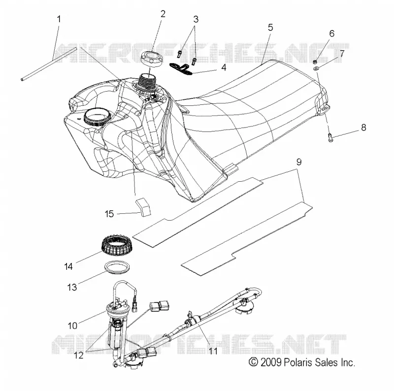 FUEL SYSTEM, FUEL TANK ASM.