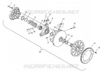 DRIVE CLUTCH TRAIL TOURING 0982362 AND EUROPEAN TRAIL TOURING E982362 (4942314231C001)