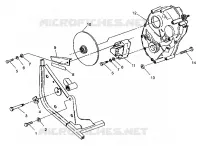 GEARCASE/REAR BRAKE MOUNTING