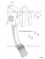 ENGINE, THROTTLE PEDAL