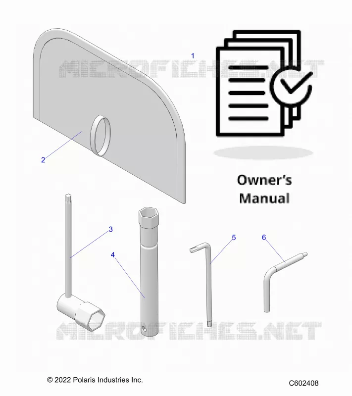 REFERENCE, TOOLS AND OWNERS MANUAL