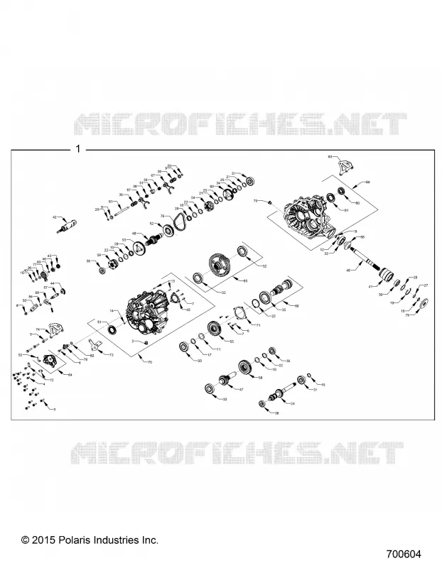 DRIVE TRAIN, MAIN GEARCASE