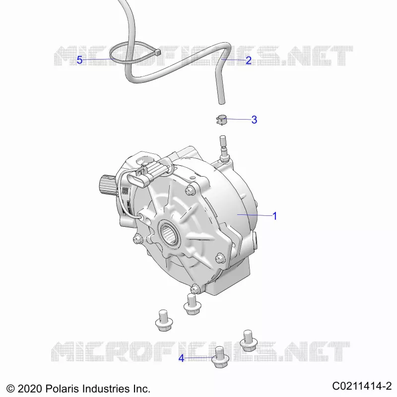 DRIVE TRAIN, FRONT GEARCASE MOUNTING