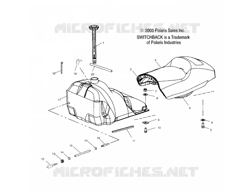 SEAT   GAS TANK
