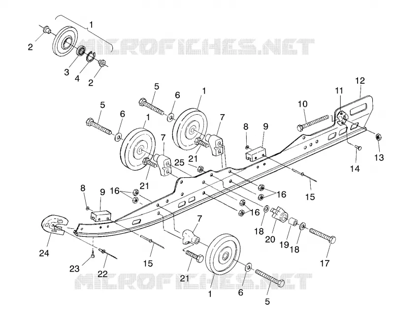 RAIL MOUNTING SUSPENSION (TOURING)
