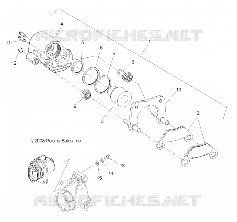 REAR BRAKE CALIPER