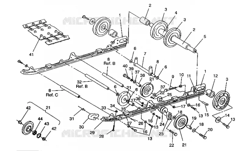 SUSPENSION ASSEMBLY RXL/0930768 (4922992299019A)