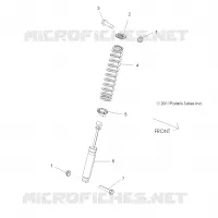 SUSPENSION, FRONT SHOCK MOUNTING