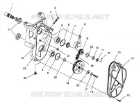 CHAINCASE 500 EFI SKS 0962574, 500 EFI RMK 0962974, AND EUROPEAN 500 EFI SK (4931983198B008)