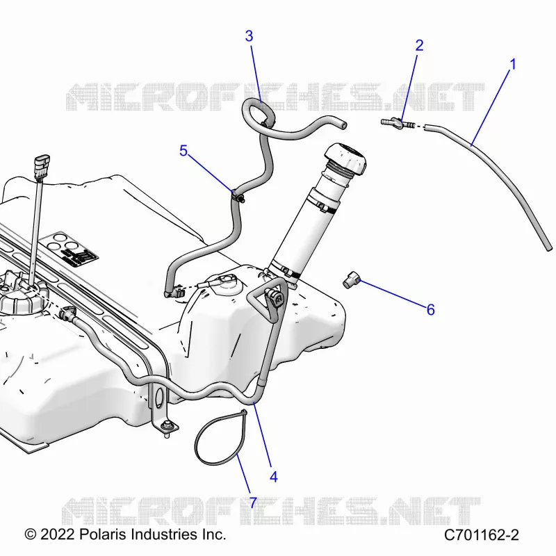 FUEL SYSTEM, LINES, STD.