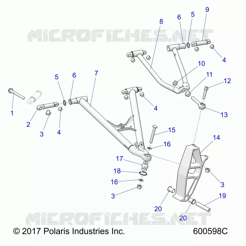 FRONT WISHBONES