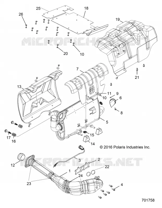 ENGINE, EXHAUST SYSTEM