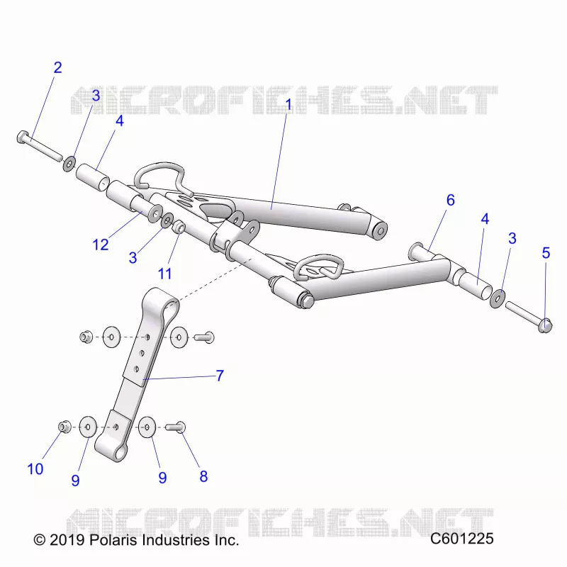 SUSPENSION, FRONT TORQUE ARM