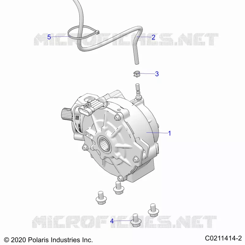 DRIVE TRAIN, FRONT GEARCASE MOUNTING