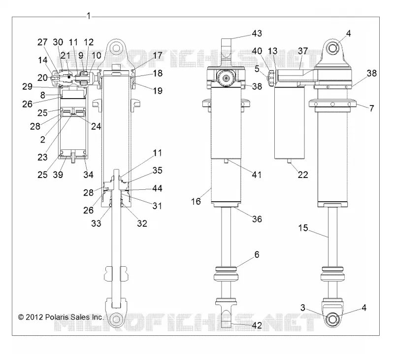 REAR SUSPENSION SHOCK (7043938)