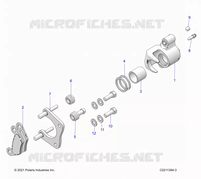 BRAKES, REAR CALIPER