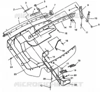 NOSEPAN ASSEMBLY XLT E940767,  XLT SP E940667    XLT SKS E940567 (49274227420003)