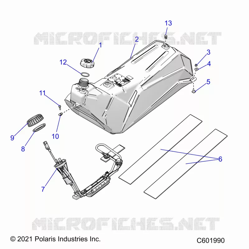 FUEL SYSTEM, FUEL TANK AND PUMP