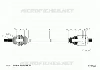 DRIVE TRAIN, FRONT HALF SHAFT