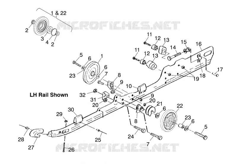 RAIL MOUNTING (SUSPENSION)