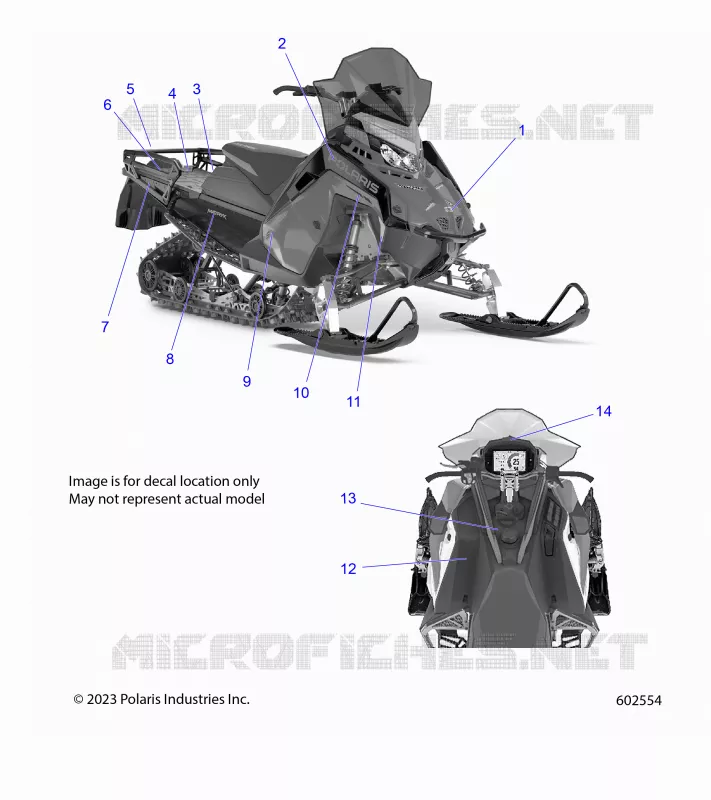 DECALSS, BLUE SIDE PANEL OPTION