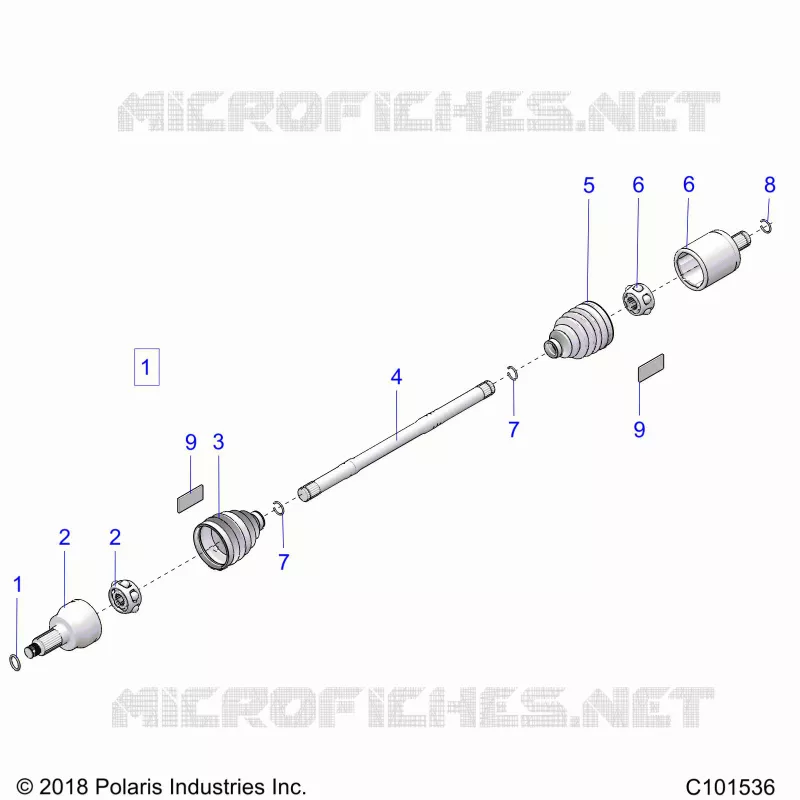 DRIVE TRAIN, DRIVE SHAFT, FRONT
