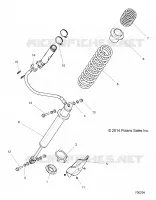 SUSPENSION, REAR SHOCK MOUNTING