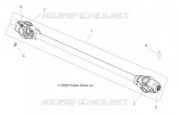 DRIVE TRAIN, PROP SHAFT, FRONT (BUILT 11/22/10 AND AFTER)