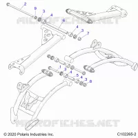 REAR SUSPENSION CONTROL ARM MOUNTING