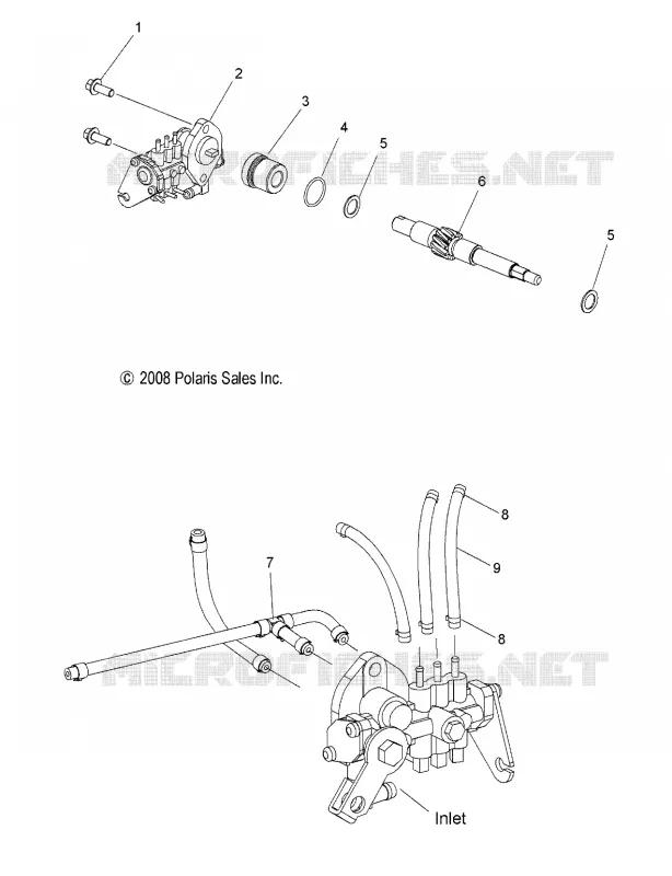 OIL PUMP AND LINES