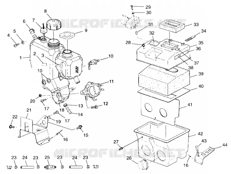 OIL TANK/AIR BOX