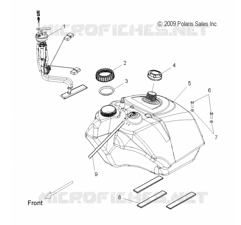 FUEL SYSTEM, FUEL TANK ASM.