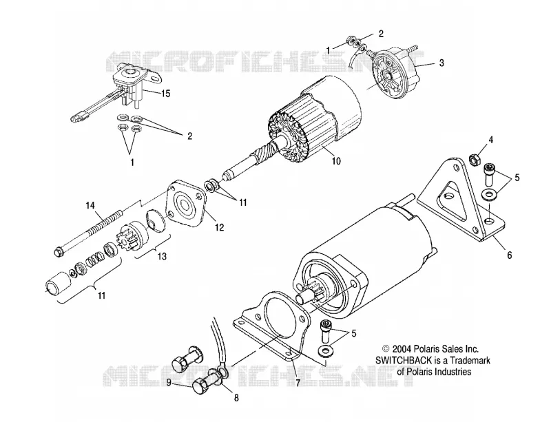STARTING MOTOR (800)
