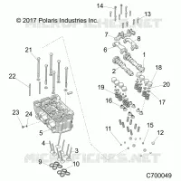 CYLINDER HEAD AND VALVES