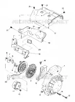 RECOIL  STARTER  AND BLOWER HOUSING SPRINT ES (4916811681042A)