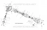 DRIVE TRAIN, FRONT GEARCASE INTERNALS (BUILT 9/28/10 AND AFTER)