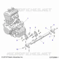 ENGINE, MOUNTING & LONG BLOCK
