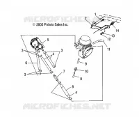 ENGINE, CARBURETOR MOUNTING/FUEL PUMP/LINES