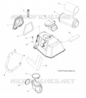 ENGINE, AIR INTAKE (BUILT 10/23/10 AND AFTER)
