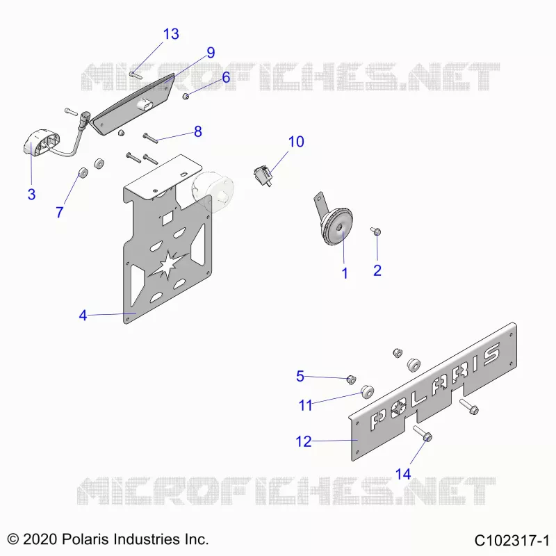 ELECTRICAL, HORN, FOG LIGHT, AND LICENSE PLATE LIGHT