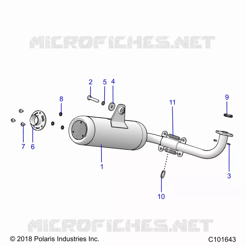ENGINE, EXHAUST SYSTEM