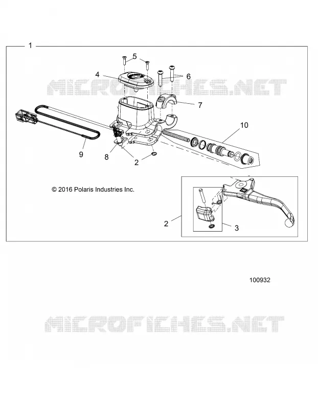 BRAKES, FRONT BRAKE LEVER AND MASTER CYLINDER