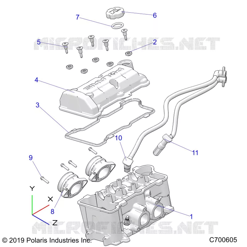 THROTTLE BODY AND VALVE COVER