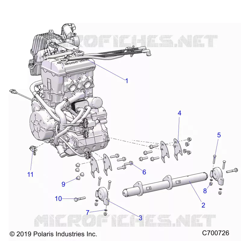 ENGINE, MOUNTING
