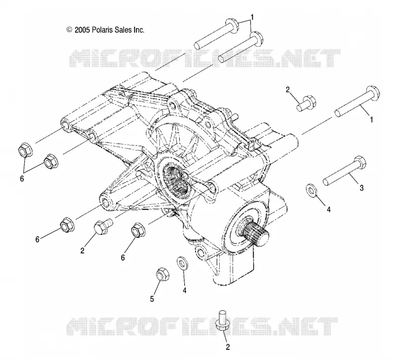 REAR GEARCASE MOUNTING