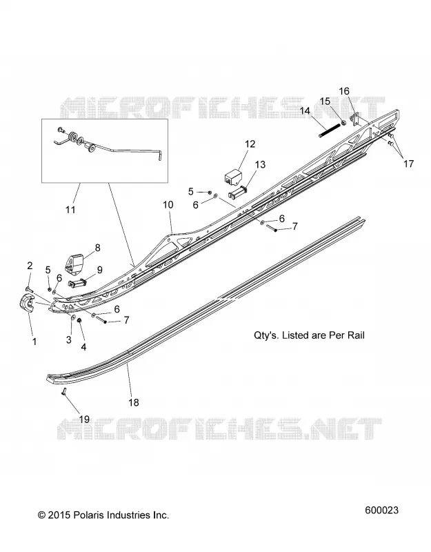 SUSPENSION, RAIL MOUNTING