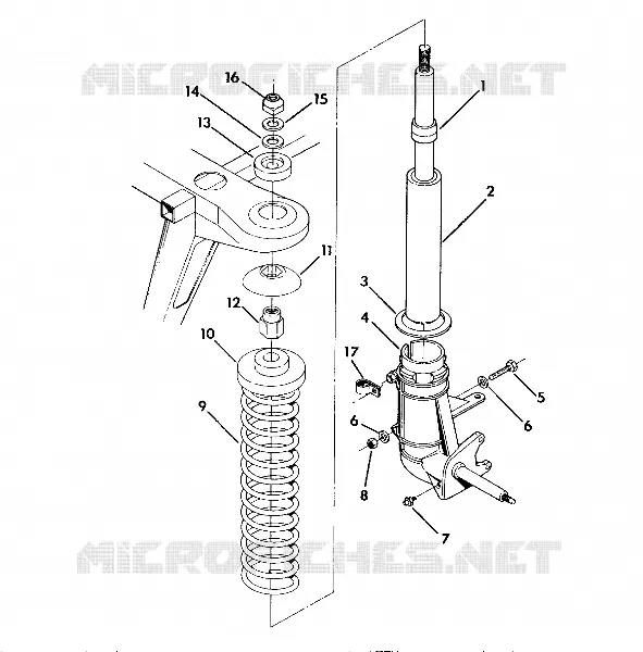 STRUT ASSEMBLY TRAIL BLAZER / W927221 (4922852285008A)