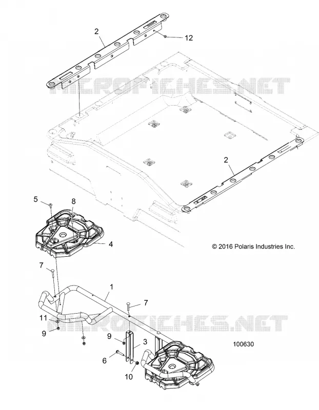 REAR RACK AND BOX SIDE RAILS