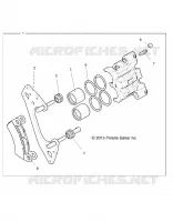 FRONT BRAKE CALIPER, EURO (TO 11/5/2015)